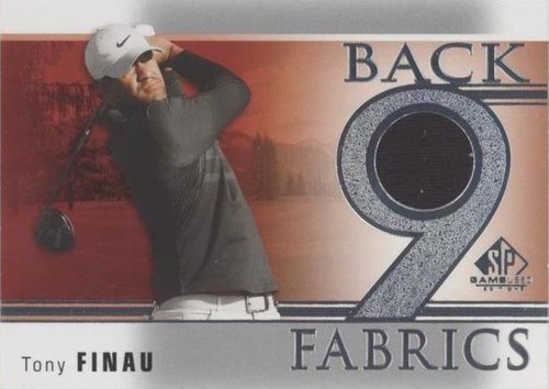 2021 SP Game Used - Tony Finau #B9-TF