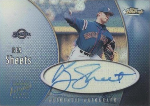 2001 Topps Finest - Ben Sheets #FA-BS