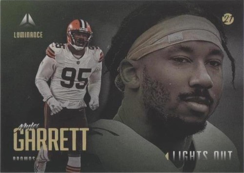 2021 Panini Luminance Myles Garrett #LO-18
