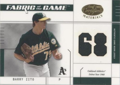 2003 Leaf Certified Materials - Barry Zito #FG-150