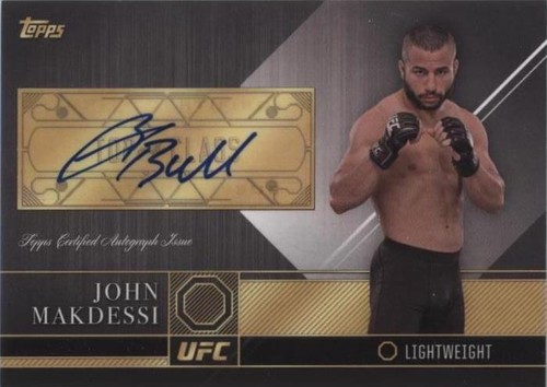 2016 Topps UFC Top of the Class - John Makdessi #TCA-JMA