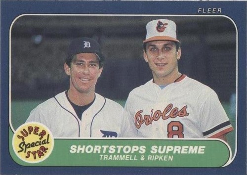 1986 Fleer - Alan Trammell Cal Ripken #633