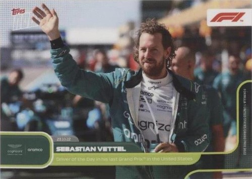 2022 Topps Now F1 - Sebastian Vettel #071