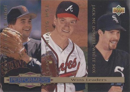 1994 Upper Deck Collector's Choice - Jack McDowell John Burkett Tom Glavine #306