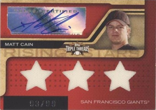2008 Topps Triple Threads - Matt Cain #208