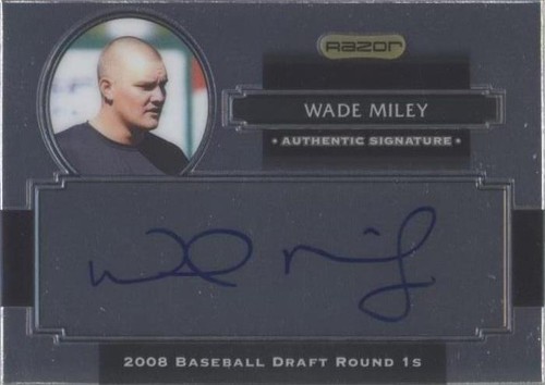 2008 Razor Signature Series Metal - Wade Miley #AU-WM