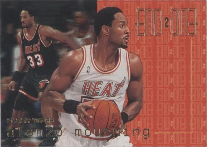 1995 - 96 Fleer - Alonzo Mourning #11