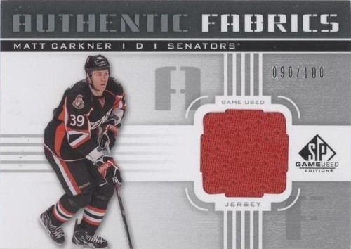 2011-12 SP Game Used Edition - Matt Carkner #AF-CK