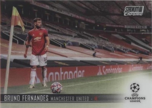 2020-21 Topps Stadium Club Chrome UCL Bruno Fernandes #80