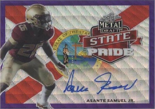 2021 Leaf Metal Draft Asante Samuel Jr. #SP-ASJ