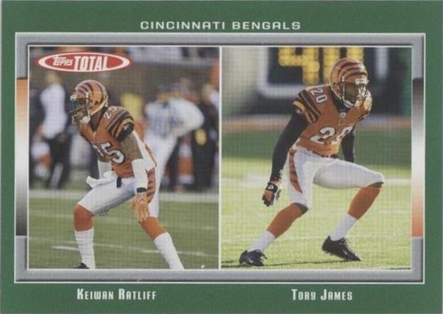 2006 Topps Total Keiwan Ratliff Tory James #415