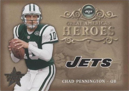 2002 Leaf Rookies & Stars Chad Pennington #GAH-19