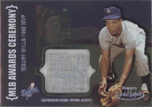 2002 Topps Gold Label - Maury Wills #ACR-MW