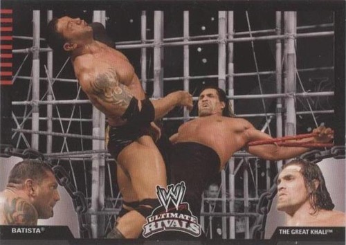 2008 Topps WWE Ultimate Rivals - Batista The Great Khali #3
