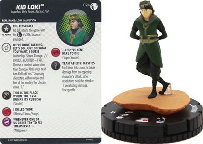 Marvel Heroclix Disney+ Uncommon : Kid Loki - 024