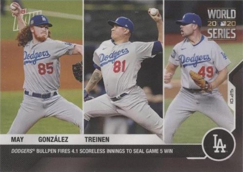 2020 Topps Now - Blake Treinen Dustin May Victor Gonzalez #476