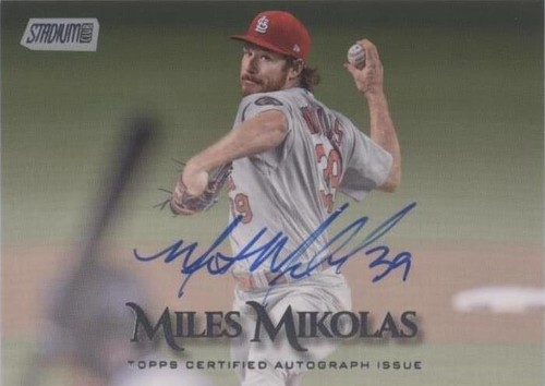 2019 Topps Stadium Club - Miles Mikolas #SCA-MM