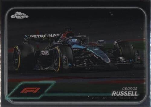 GEORGE RUSSELL 2024 Topps Chrome Formula 1 F1 #77 Green GEORGE RUSSELL 2024 Topps Chrome Formula 1 F1 #77 Green