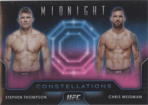 2024 Topps Midnight UFC - Chris Weidman Stephen Thompson #CO-15