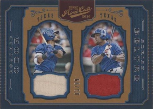 2016 Panini Prime Cuts - Adrian Beltre Rougned Odor #CPM-OB