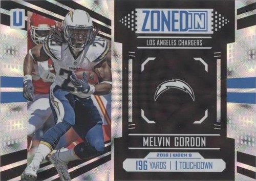 2017 Panini Unparalleled Melvin Gordon #ZI-9
