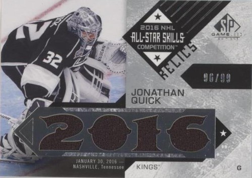 2016-17 SP Game Used - Jonathan Quick #ASB-JQ