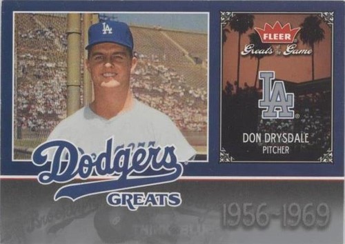 2006 Fleer Greats of the Game - Don Drysdale #LAD-DD