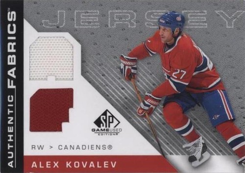 2007-08 SP Game Used Edition - Alex Kovalev #AF-AK