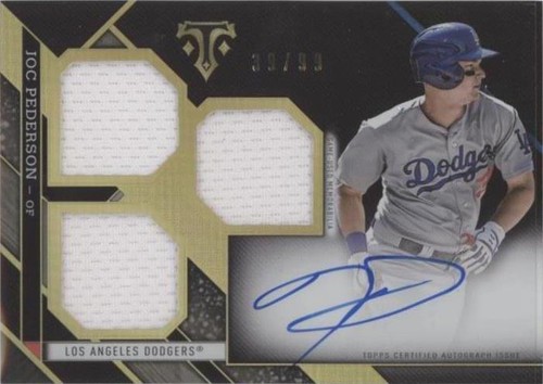 2016 Topps Triple Threads - Joc Pederson #RFP-JP
