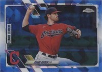 2021 Topps Chrome Sapphire Edition - Shane Bieber #72