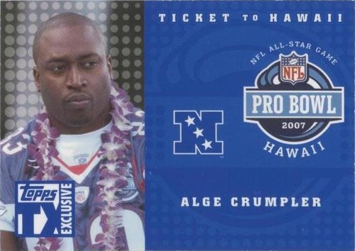2007 Topps TX Exclusive Alge Crumpler #HA-AC