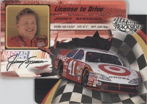 2002 Press Pass Trackside - Jimmy Spencer #LDP31