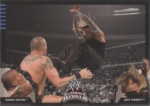 2008 Topps WWE Ultimate Rivals - Jeff Hardy Randy Orton #50