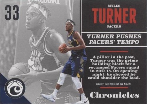 2017-18 Panini Chronicles - Myles Turner #80