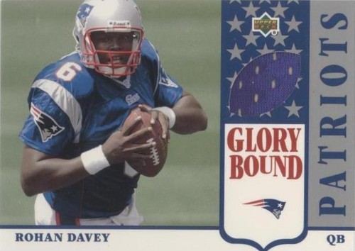 2002 UD Authentics Rohan Davey #GBJ-RD