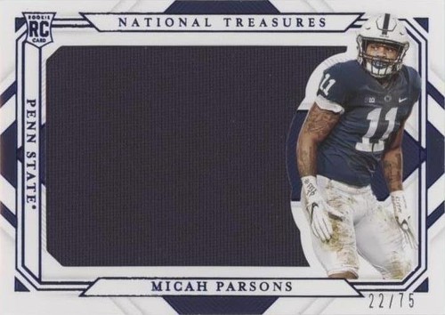 2021 Panini National Treasures Collegiate Micah Parsons #RS5