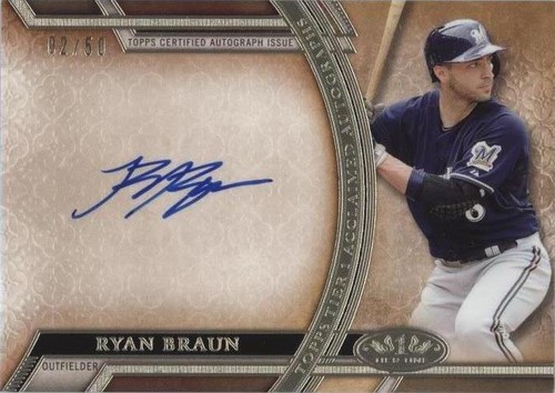 2015 Topps Tier One - Ryan Braun #AA-RB