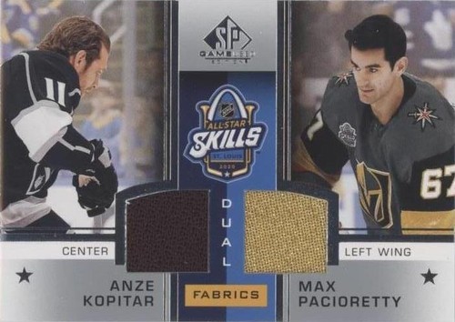 2020-21 Upper Deck SP Game Used - Anze Kopitar Max Pacioretty #ASD-KP