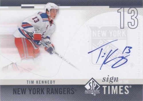 2010-11 SP Authentic - Tim Kennedy #SOT-TK