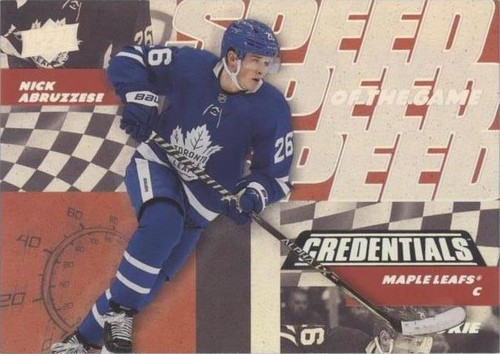2022-23 Upper Deck Credentials - Nicholas Abruzzese #SGR-24