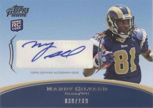 2010 Topps Prime Mardy Gilyard #PAR-MG