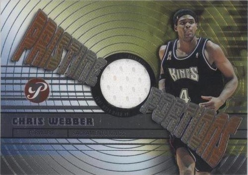 2002-03 Topps Pristine - Chris Webber #PPO-CW