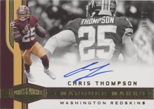 2018 Panini Plates & Patches Chris Thompson #MM-CT