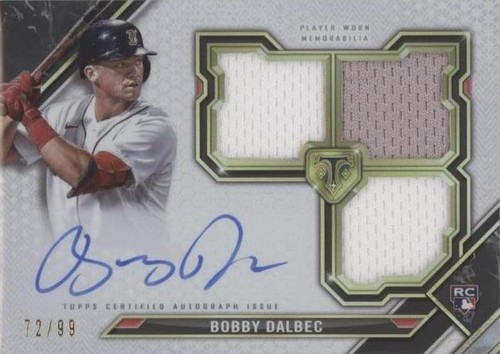 2021 Topps Triple Threads - Bobby Dalbec #RFPAR-BD