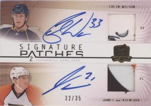 2009-10 Upper Deck The Cup - Colin Wilson James van Riemsdyk #SP2-VW