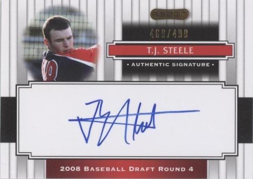2008 Razor Signature Series - T.J. Steele #198
