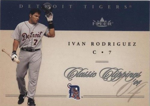 2004 Fleer Classic Clippings - Ivan Rodriguez #68