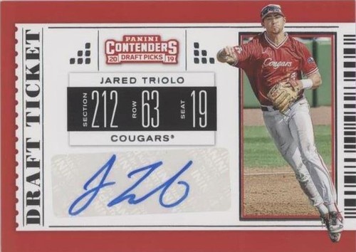 2019 Panini Contenders Draft Picks - Jared Triolo #60