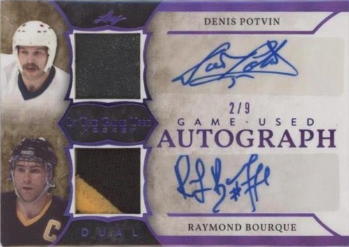 2020-21 Leaf In the Game Used Ice Hockey Trading Cards