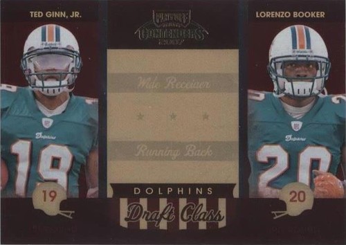 2007 Playoff Contenders Lorenzo Booker Ted Ginn Jr. #DC-17